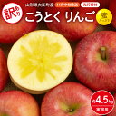 【ふるさと納税】028-025 《先行受付》訳ありこうとくりんご約4.5kg 【2025年11月中旬頃~発送予定】【大江町産・山形りんご・大地農産・11月・12月】