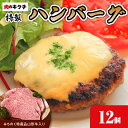 肉のキクチ 山形牛入 特製ハンバーグ 12枚セット