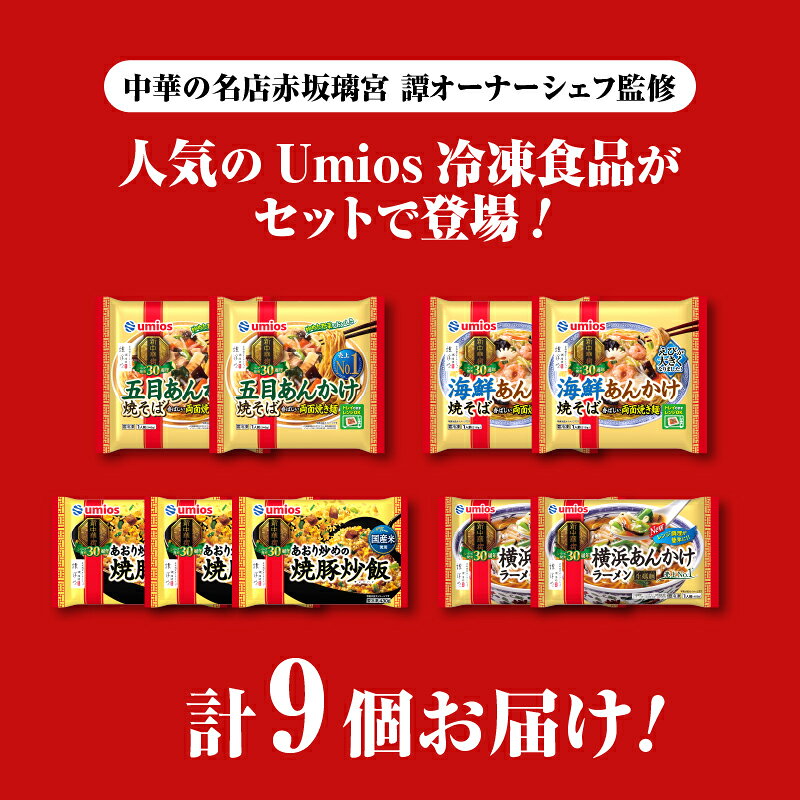 【ふるさと納税】Umios 冷凍食品 詰合せセット 4種類 合計9個セット レトルト 冷凍 手軽 セット 詰め合わせ 便利 簡単調理 時短 食べ比べ f063240-oe-10001333 山形県大江町 サンプル画像3