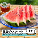【ふるさと納税】すいか 大玉 羅皇ザ・スウィート 2〜3L×1玉入り 2026年産 令和8年産 送料無料 スイカ 大石田町産 8月上旬から順次発送 mn-sukro2|詳細画像