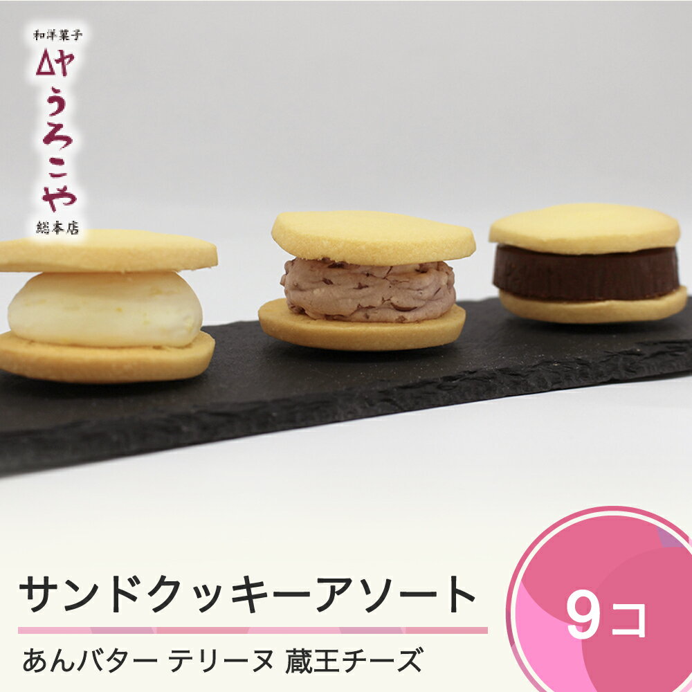 45位! 口コミ数「0件」評価「0」お菓子 スイーツ 洋菓子 サンドクッキーアソート 3種 ( あんバター 、 テリーヌ 、 蔵王チーズ 各1個入)×3箱 計9個 送料無料 u･･･ 