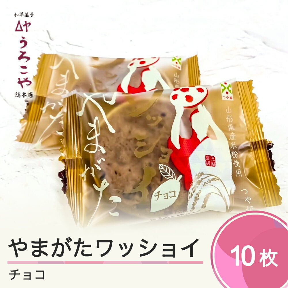 お菓子 スイーツ 和菓子 やまがたワッショイ チョコ 10枚入 クッキー 送料無料