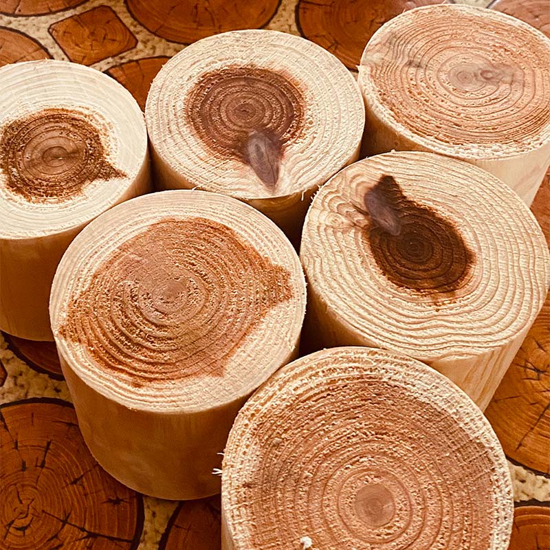 【ふるさと納税】金山杉 マルブロック ガーデニング 木製 ウッド 庭 F4B-0580