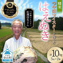 【ふるさと納税】<先行予約> 令和7年産【精米】「つや姫マイスター」が作った「はえぬき」(10kg)米 お米 白米 ご飯 ブランド米 つや姫 送料無料 東北 山...