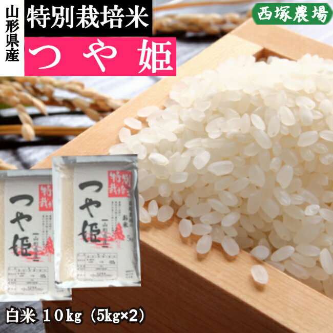 【ふるさと納税】【令和5年産】 西塚農場 特別栽培米 つや姫