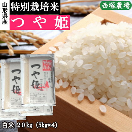 【令和5年産】西塚農場 特別栽培米 つや姫 20kg