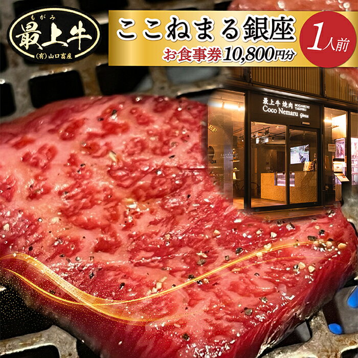 【ふるさと納税】「焼肉ここねまる銀座」お食事券