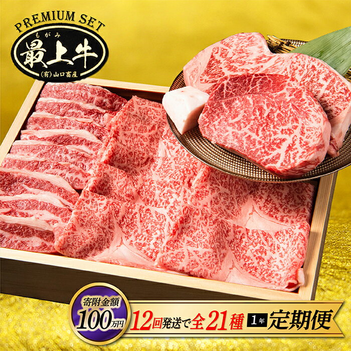 12回 発送 全21種 特選 最上牛 1年 定期便 牛肉