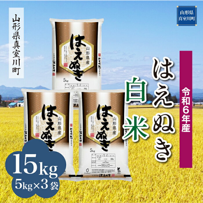 【ふるさと納税】 令和6年産 真室川町厳選 はえぬき ＜白米