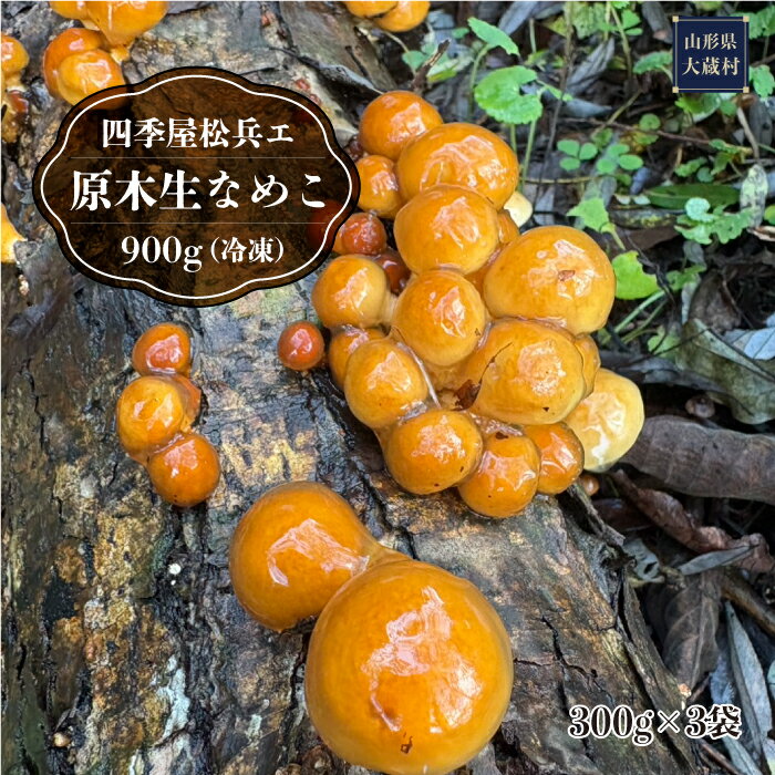 四季屋松兵エ 原木生なめこ 900g (冷凍)