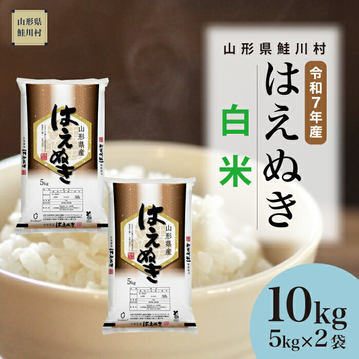 【ふるさと納税】鮭川村はえぬき10kg