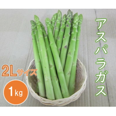 アスパラガス　A品　2Lサイズ　1kg(約30本)【野菜】【配送不可地域：離島】【1291660】