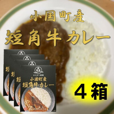 小国短角牛カレー(1人前×4箱)【1463241】