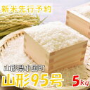 【ふるさと納税】【令和7年産米 先行予約】山形95号 精米 5kg(5kg×1袋) おぐにのこめ【1660287】