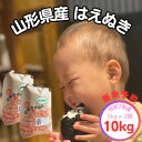【ふるさと納税】新米予約【生産者の顔が見える米】令和7年飯豊町産 はえぬき 精米10kg【白米】【1623745】