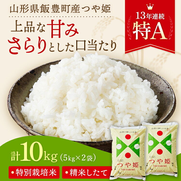 【ふるさと納税】つや姫10kg(5kg×2)代々続く大農家が届ける山形県の人気ブランド米【1240711】