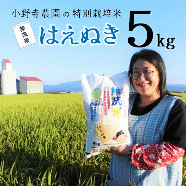 小野寺農園の【無洗米】はえぬき5kg