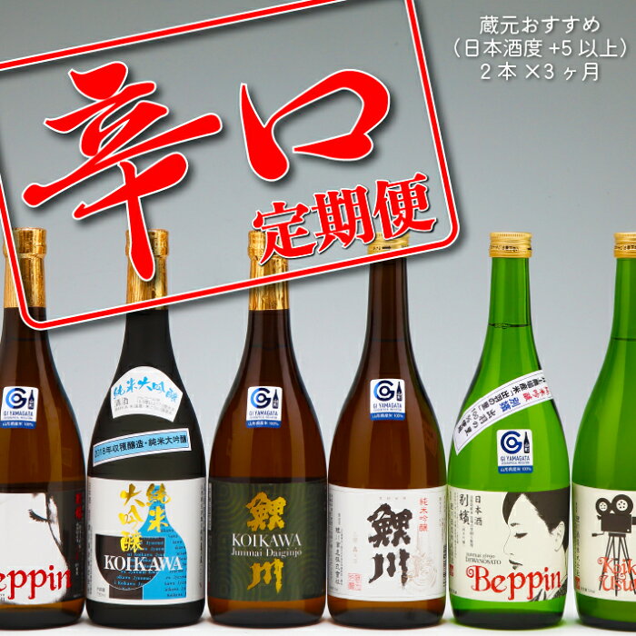 【ふるさと納税】 ふるさと納税 日本酒 ＜10月中旬発送開始＞辛口の日本酒3か月定期便 蔵元おすすめセット（日本酒度プラス5以上）（入金期限：2022.9.25）