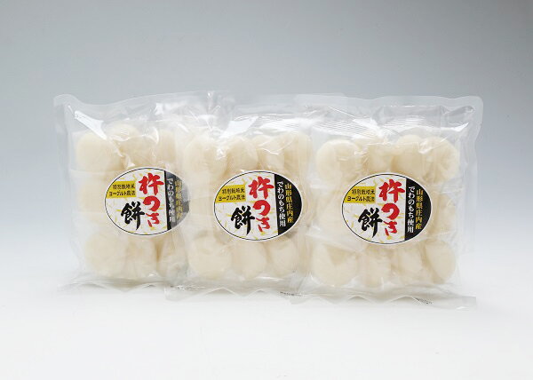 【ふるさと納税】 ふるさと納税 山形 庄内産 でわのもち もち 餅 杵つき餅（400g×3袋）