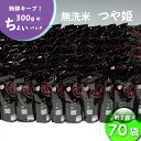 【ふるさと納税】ちょいまんま 無洗米つや姫2合×70袋セット ふるさと納税 米 無洗米 山形
