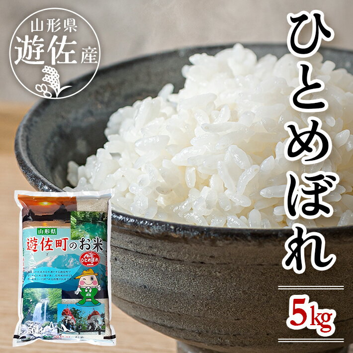 ひとめぼれ 5kg×1袋 令和5年産米 山形県遊佐産 ご希望の時期頃お届け 東北 遊佐町 庄内地方 庄内平野 米 お米 精米 白米 庄内米 ごはん ご飯 セット 発送時期が選べる