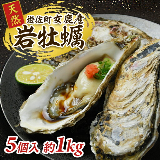 【ふるさと納税】山形県遊佐町女鹿産 天然岩牡蠣 5個入 約1kg 殻付き 6月上旬~8月下旬頃お届け 冷蔵便 ※着日指定・離島(沖縄県を含む)発送不可 カキ かき 岩かき お取り寄せ 日本海 東北 庄内 鮮魚 新鮮 【ふるさと納税】山形県遊佐町女鹿産 天然岩牡蠣 5個入 約1kg 殻付き 6月上旬~8月下旬頃お届け 冷蔵便 ※着日指定・離島(沖縄県を含む)発送不可 カキ かき 岩かき お取り寄せ 日本海 東北 庄内 鮮魚 新鮮