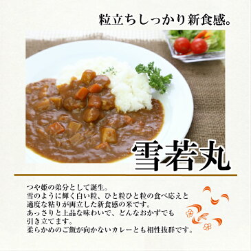 【ふるさと納税】山形県庄内産雪若丸2kg 山形県遊佐産ひとめぼれ・はえぬき各2kg×2袋　計10kg　令和元年産米