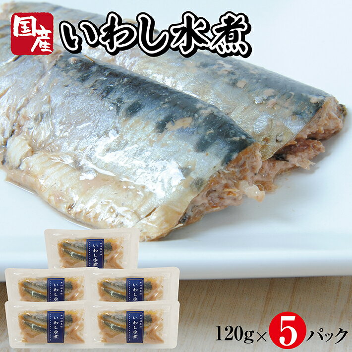 魚介類・水産加工品(イワシ)人気ランク23位　口コミ数「0件」評価「0」「【ふるさと納税】国産いわし水煮 120g×5パック いわし 水煮 常温保存 ご飯のおとも」