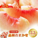 【ふるさと納税】No.2422 7月発送の桃 特秀品約2.3kg【2026年発送】