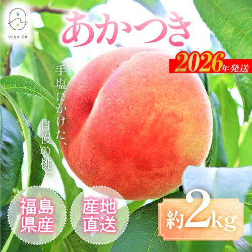 No.2669もも「あかつき」約2kg[2026年発送 先行予約]