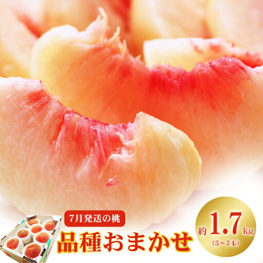 【ふるさと納税】No.2421 7月発送の桃 特秀品約1.7kg【2025年発送】 【ふるさと納税】No.2421 7月発送の桃 特秀品約1.7kg【2025年発送】