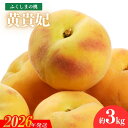 【ふるさと納税】No.2688福島のもも 黄貴妃 約3kg【2026年発送 先行予約】