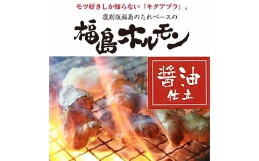 No.1242　ふくしまご当地！福島ホルモン　醤油仕立て　麓山高原豚使用　【5パック入】