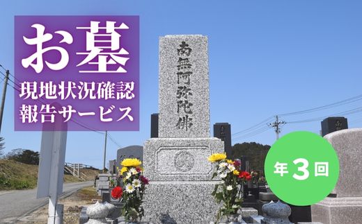 No.2170お墓現地状況確認報告サービス(年3回)