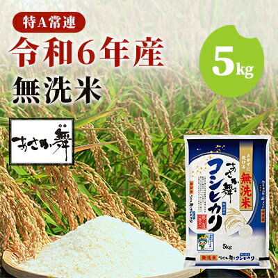 人気ランキング第1位「福島県郡山市」口コミ数「1件」評価「5」令和5年産 福島県産 あさか舞コシヒカリ 無洗米 5kg　【 お米 白米 ライス ご飯 ブランド米 銘柄米 お弁当 おにぎり 1等米 特A 産地直送 主食 炭水化物 】　お届け：2023年11月上旬頃から順次発送予定