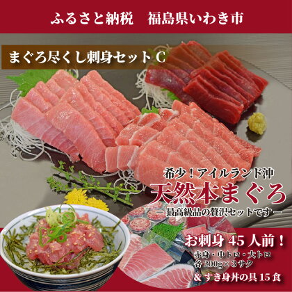 まぐろ尽くし刺身セットC