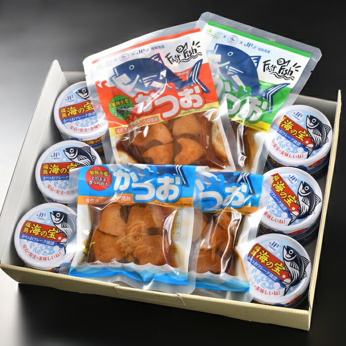 【ふるさと納税】福島県漁連　福島海の宝　かつおセットのサムネイル