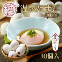 【ふるさと納税】【無地熨斗・ギフト用】温泉たまご10個入り1パック「濃厚な黄身×とろける白身」鶏卵卸直送・新鮮卵 | 卵 食品 人気 おすすめ 送料無料