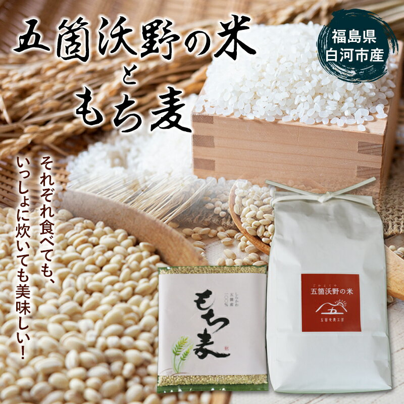 おいしい五箇沃野の米（こしひかり）2.5kgともち麦（六条大麦）300gセット F21R-760