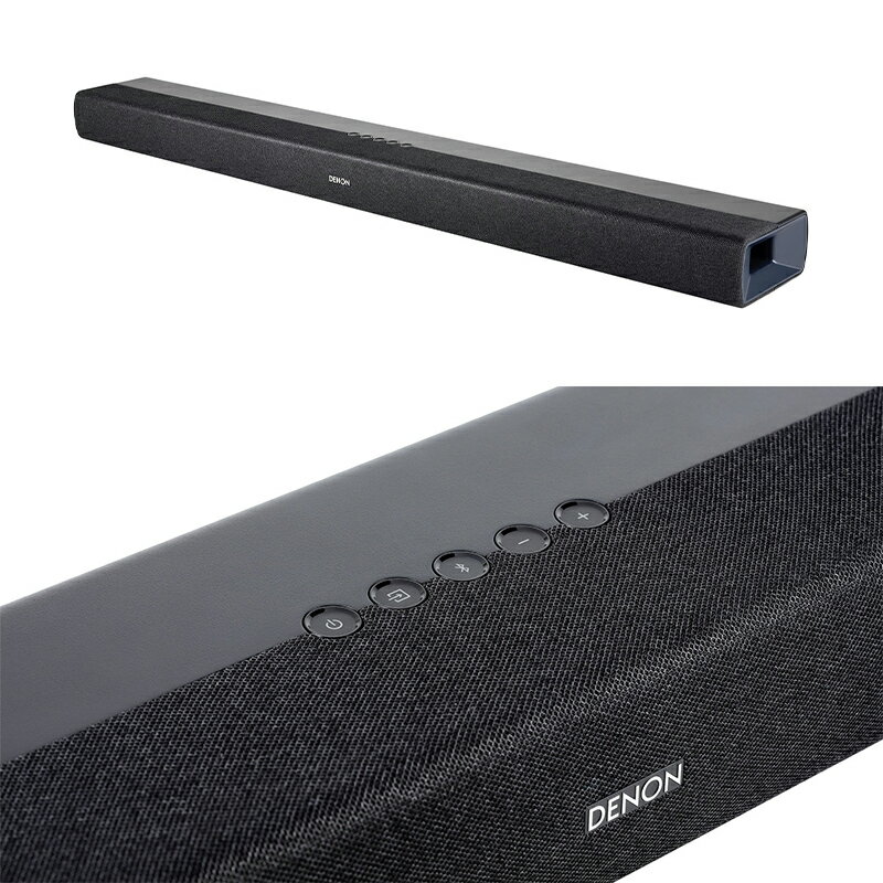 【ふるさと納税】 DENON デュアルサブウーファー内臓 Dolby Atmos サウンドバー DHTS218K F23R-835