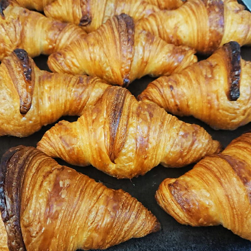 【ふるさと納税】丸十製パン×阿部農縁　素材にこだわったクロワッサン&農家のコンフィチュール3種(桃・いちじく・梨) F7X-0102