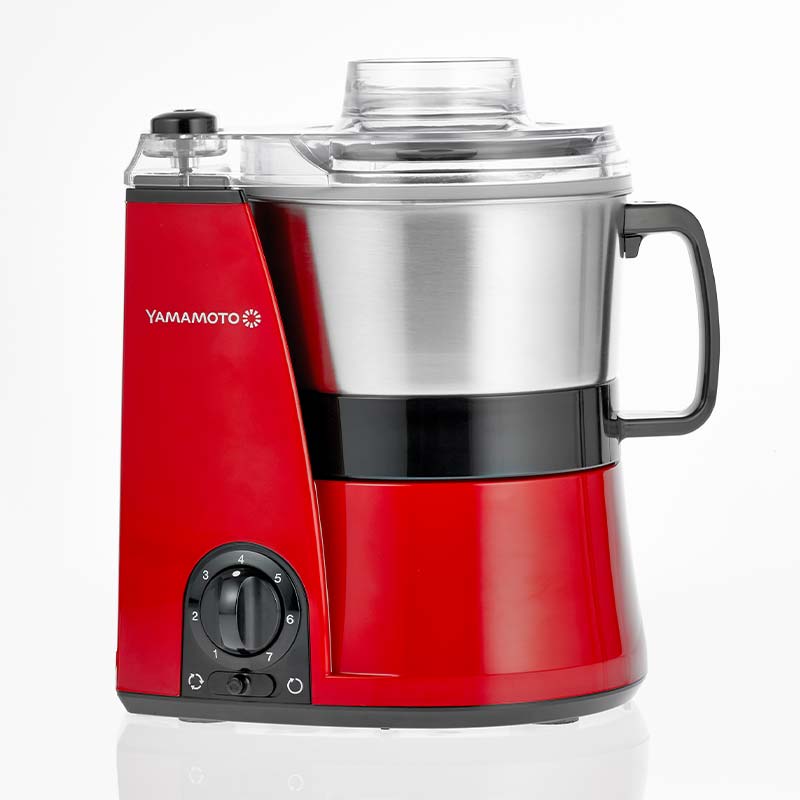 【ふるさと納税】断続運転機能付 マルチフードプロセッサー 「マスターカット」 レッド（YE-MM41-R） F7X-0191