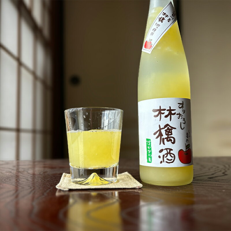【ふるさと納税】須賀川産すりおろし林檎酒 500ml×2本 F7X-0249