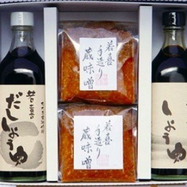 19位! 口コミ数「0件」評価「0」【年内発送】味噌 醤油 だし醤油 天然醸造醤油 蔵みそ 調味料 セット 若喜商店