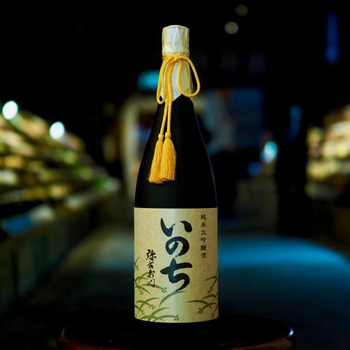 [年内発送]日本酒 酒 純米大吟醸 いのち 1.8L 1本 蒔絵グラス 2個 セット 大和川酒造