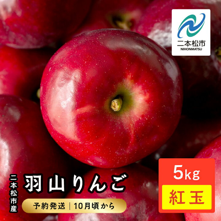 4位! 口コミ数「1件」評価「5」 《2024年10月中旬以降発送》羽山のりんご　紅玉5kg りんご 林檎 旬 フルーツ 果物 食感 新鮮 甘い 甘み 酸味 グルメ おいしい･･･ 