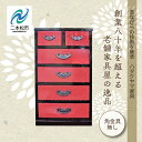 【ふるさと納税】 赤黒小物タンス/角金具無し 家具 伝統工芸 伝統家具 たんす 箪笥 インテリア 職人技 おすすめ お中元 お歳暮 ギフト 二本松市 ふくしま ...