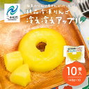 【ふるさと納税】 《10月下旬以降順次発送》りんご農家が作る絶品冷凍りんご!「冷え冷えアップル」10個入り りんご 冷凍りんご 果樹園 手作り 小分け スイーツ...