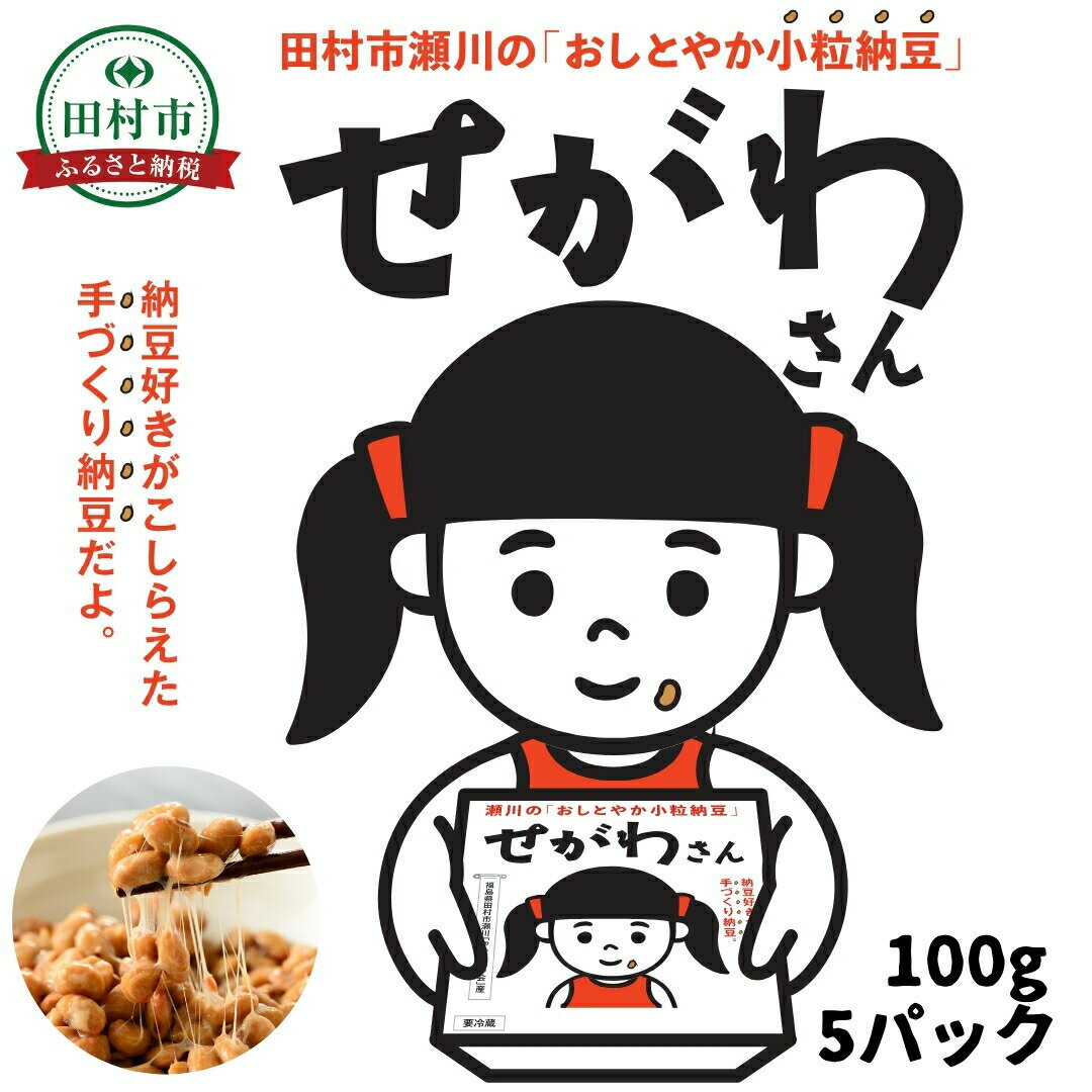 【ふるさと納税】せがわさん納豆 5パック 100g 5パック 発酵食品 健康 パック 小粒 大豆 送料無料 福島県 田村市 やってみっ会