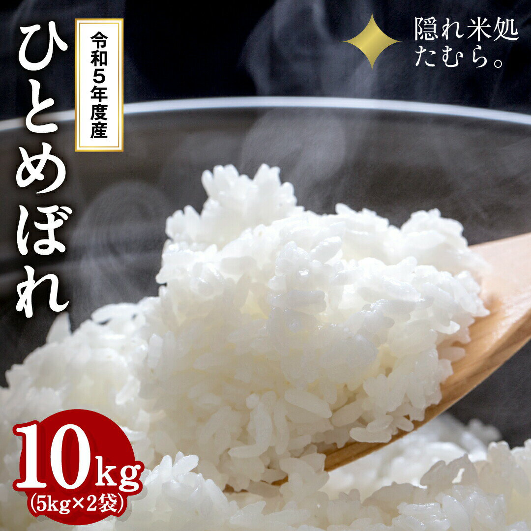 【ふるさと納税】【 令和5年産 】田村市産 ひとめぼれ 10kg ( 5kg × 2袋 ) 米 白米 精米 特Aランク 一等米 単一米 国産 精米仕立てを発送 ギフト 贈答フードロス SDGs 福島県 田村市 東北むらせのサムネイル